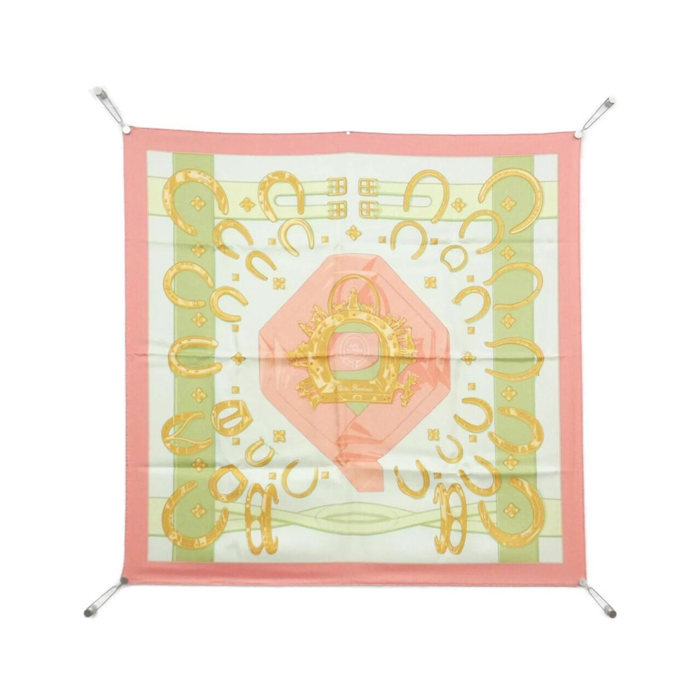 Hermes Porte Bonheur Carre Scarf Muffler